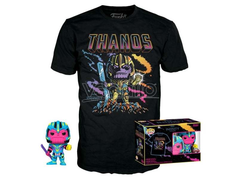 FUNKO ACTION FIGURES FUNKO POP & TEE THANOS BLACKLIGHT S FUNKO ACTION FIGURES FUNKO POP & TEE THANOS BLACKLIGHT S